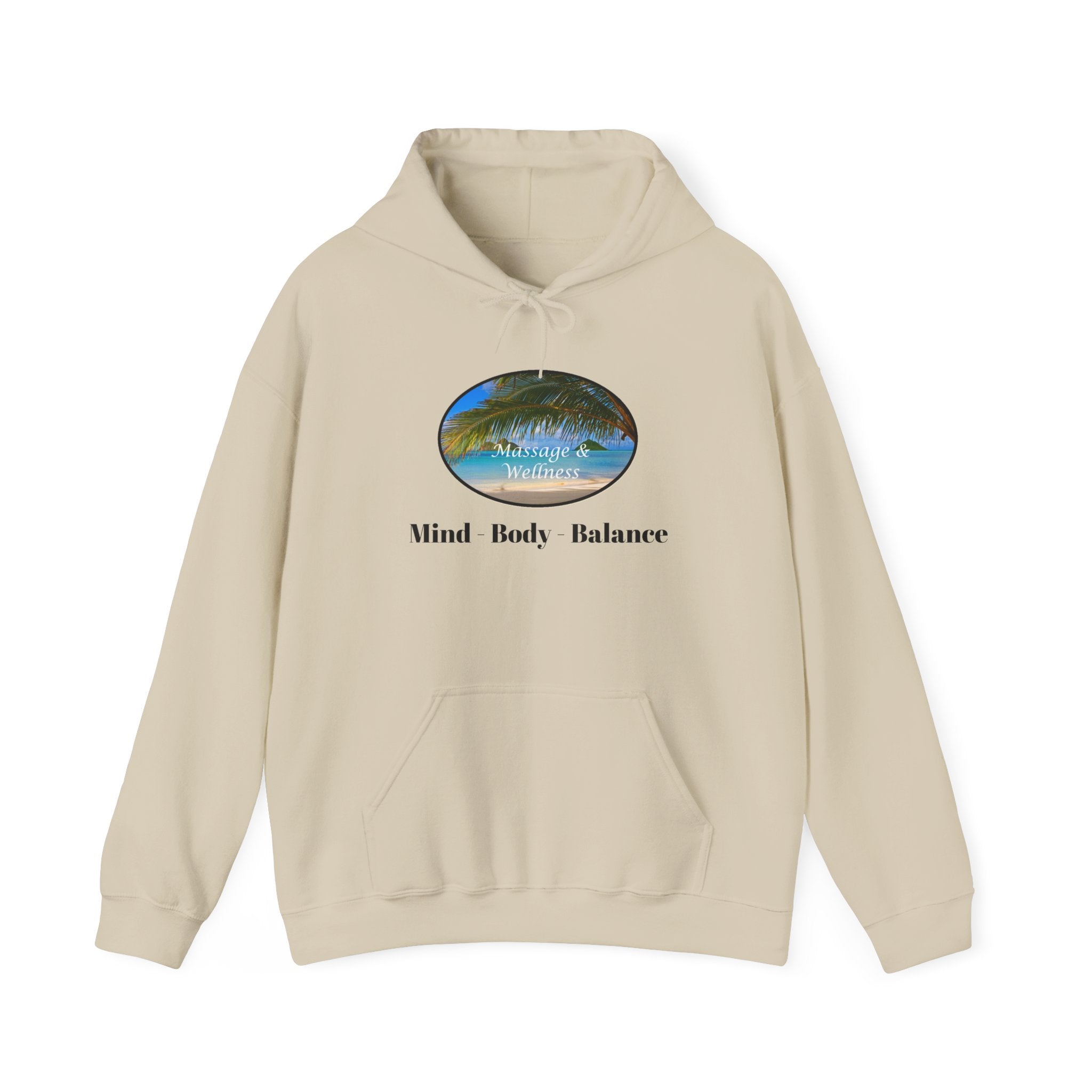 Hoodie — Mind Body Balance Tropical Wellness Graphic