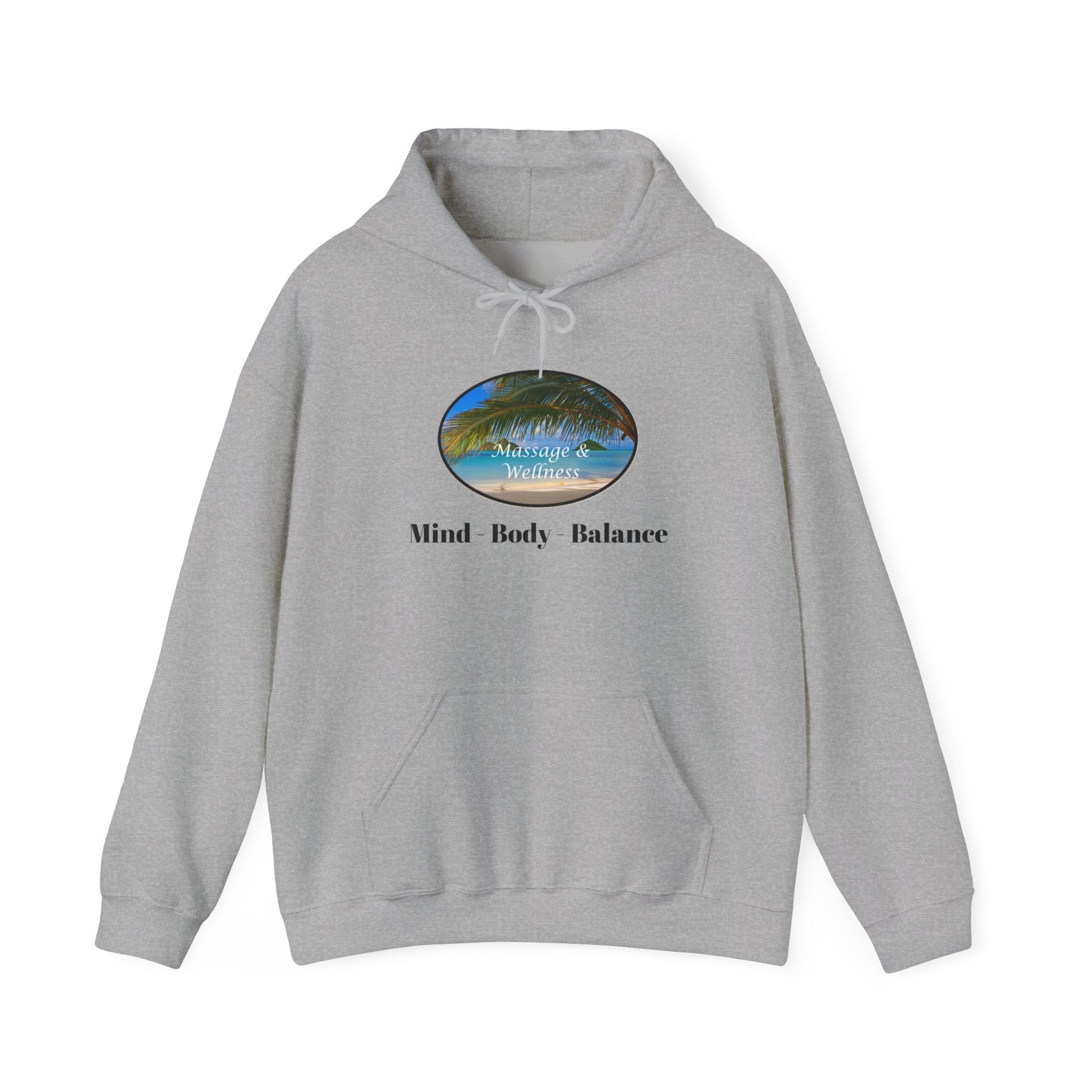 Hoodie — Mind Body Balance Tropical Wellness Graphic