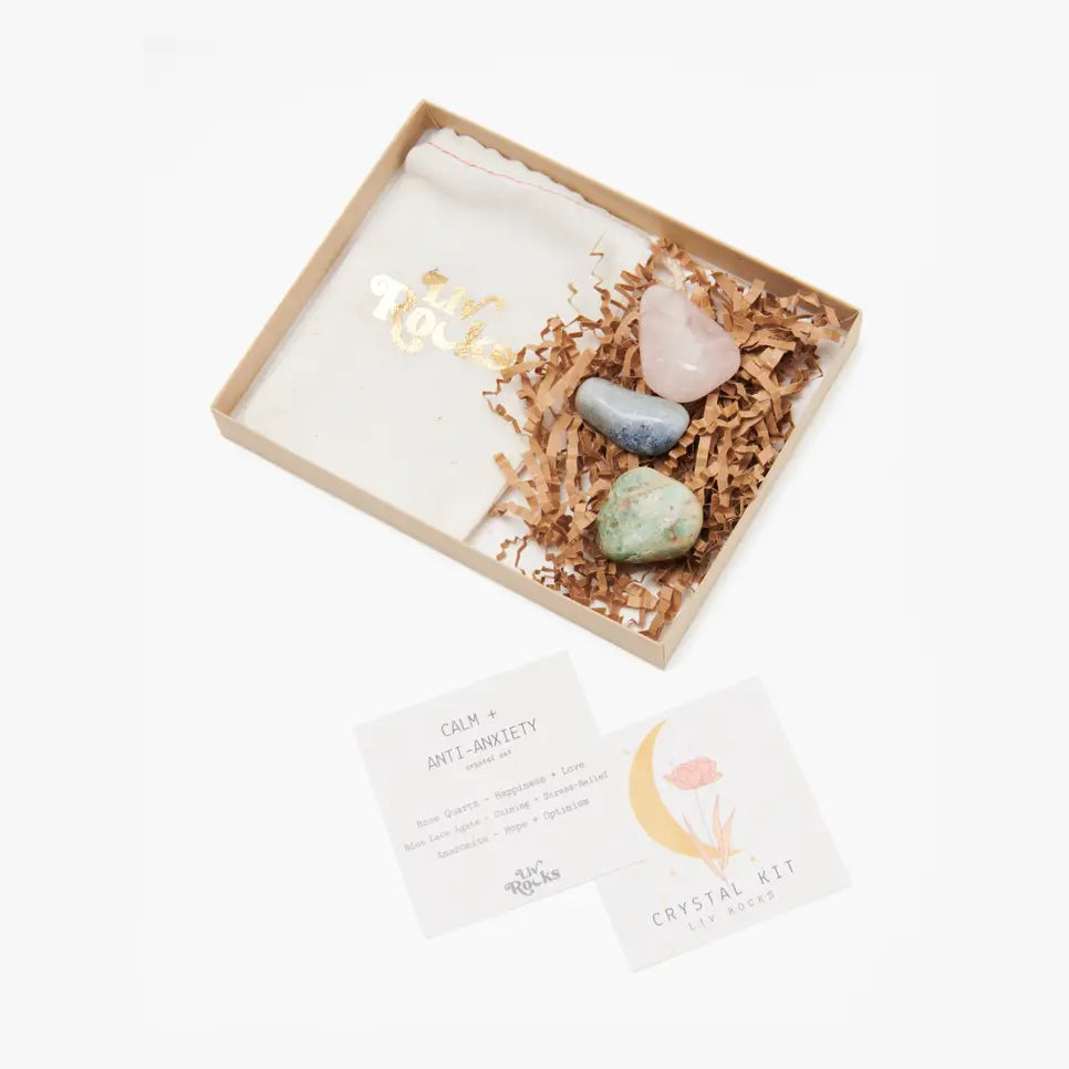 Calm + Anti-Anxiety Crystal Set