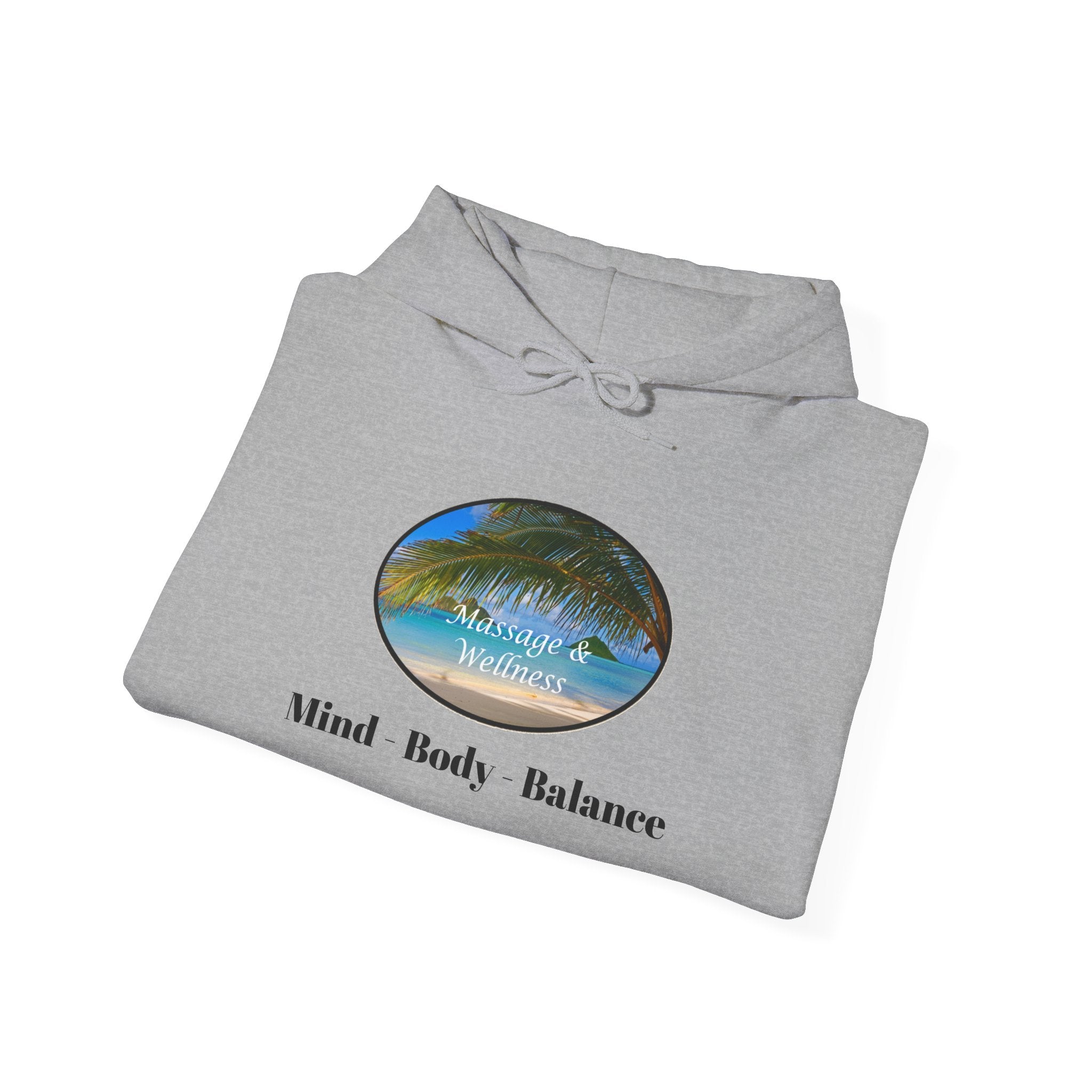 Hoodie — Mind Body Balance Tropical Wellness Graphic
