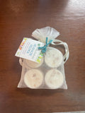 Green Daffodil 4pk Tea Lights