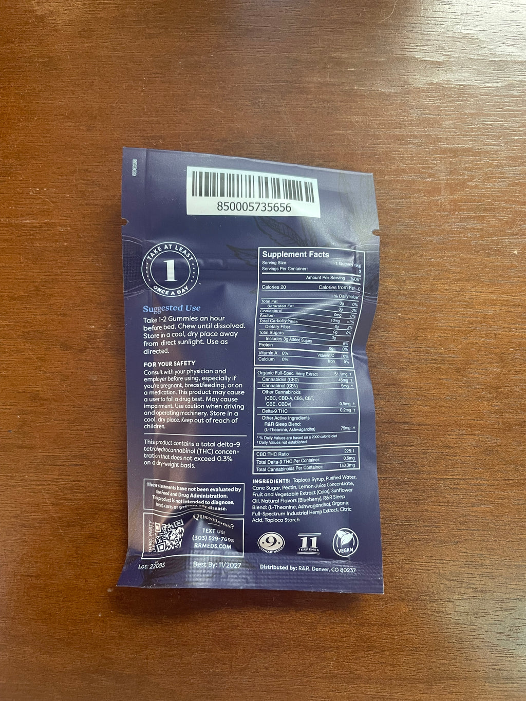 R&R CBD Sleep Gummies