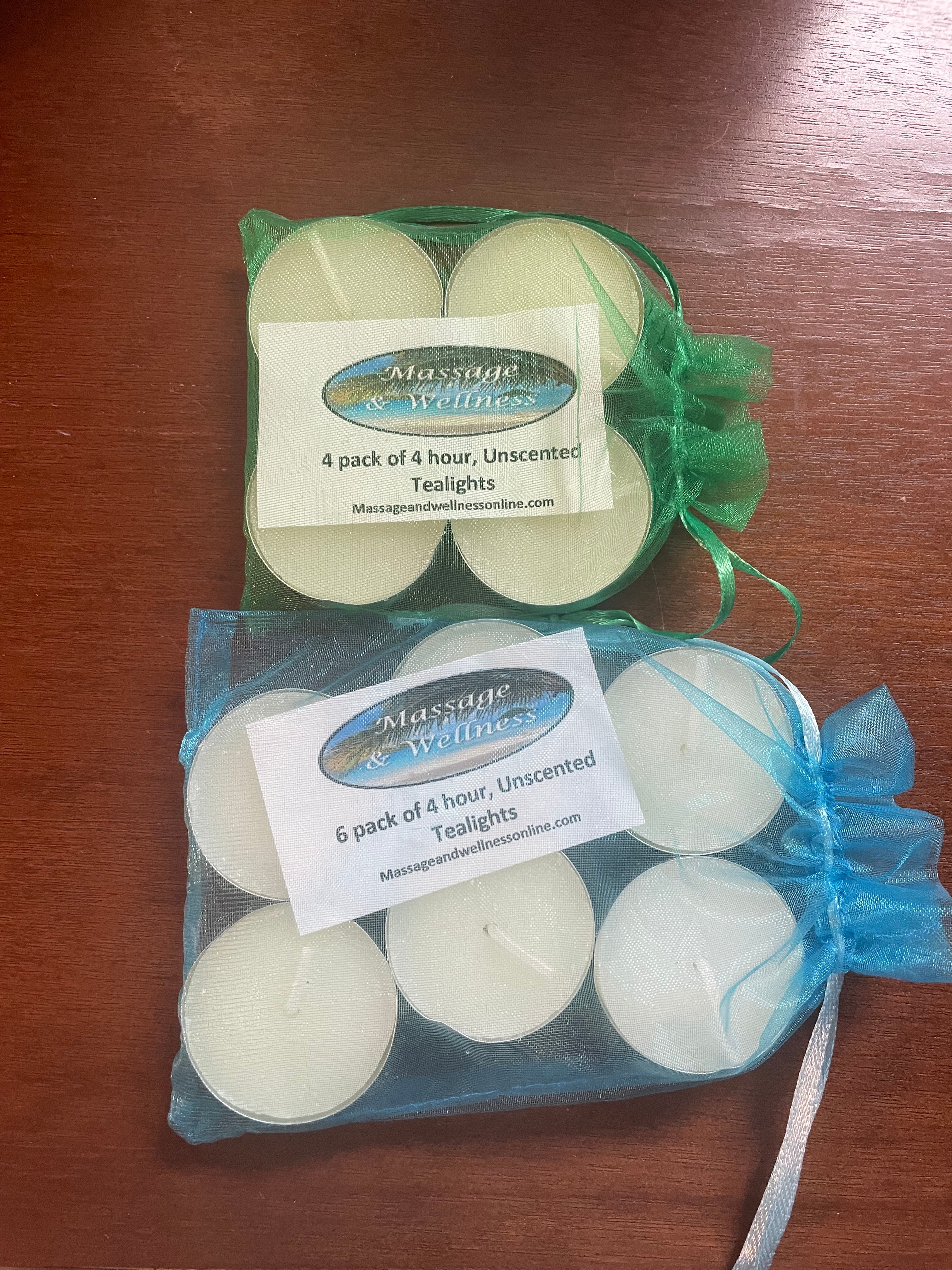 4Hr Unscented Tealights